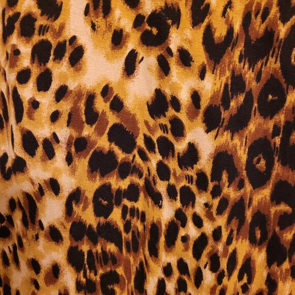 Material Girl Leopard Sleeveless Midi Bodycon Dress, small - Picture 2 of 3